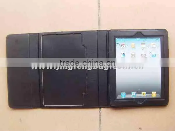 2012 hot fashion design leather tablet case