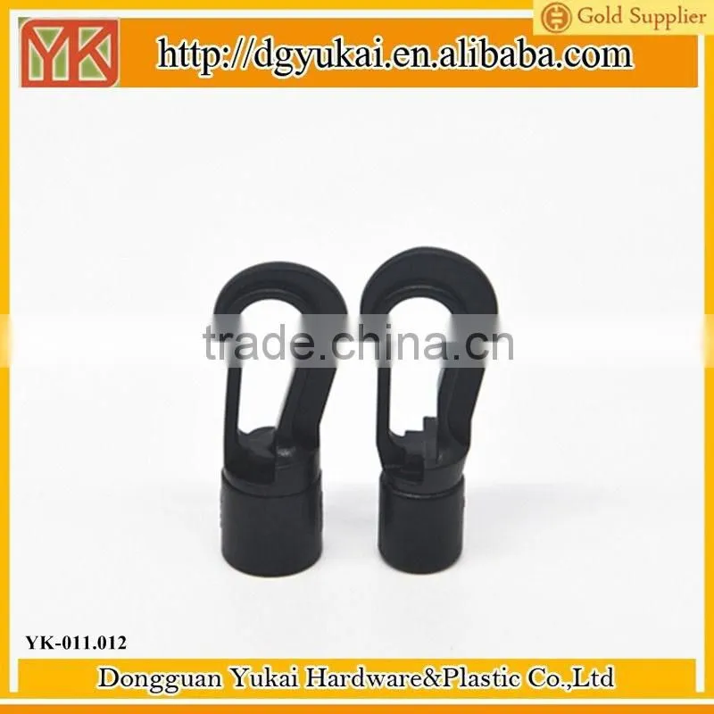 Yukai Fashion style plastic cord hook with 8mm cord end