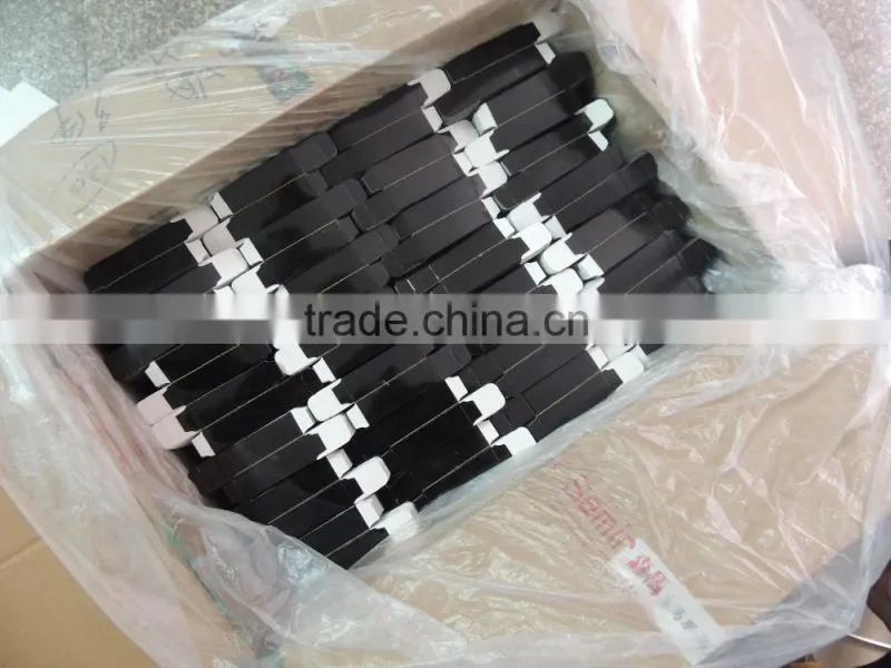 cardboard paper box with full black printed