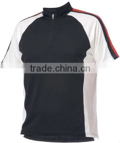 Short Sleeve Blue Cycling Jersey