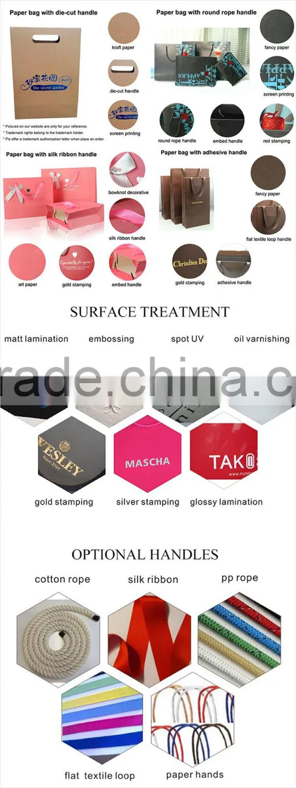 wholesale matte back lamination logo printed custom brand name folding recycled paper shopping bag