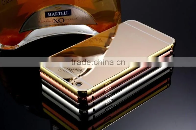 Luxury Mirror surface metal bumper case for iphone6, for iphone6 case hot !!!