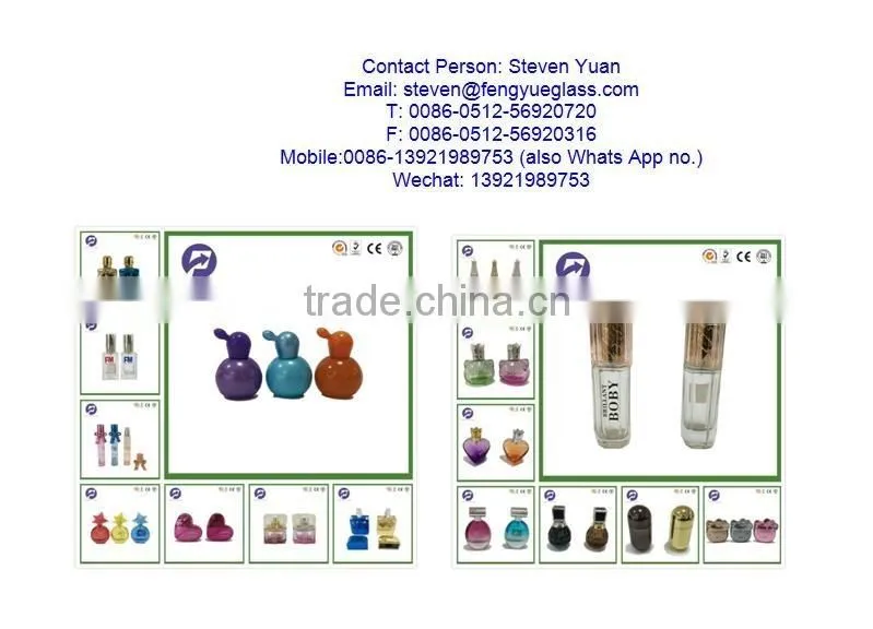 30ML & 50ML Cylindrical FEMME roll-on glass bottle