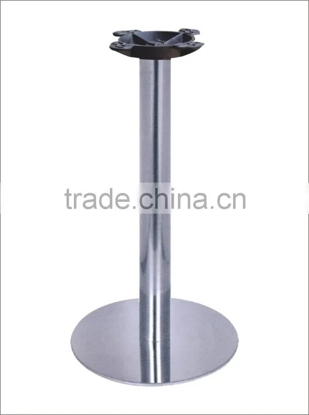 Round brushed lighting stainless steel 201/304 coffee table leg furniture leg HS-A063
