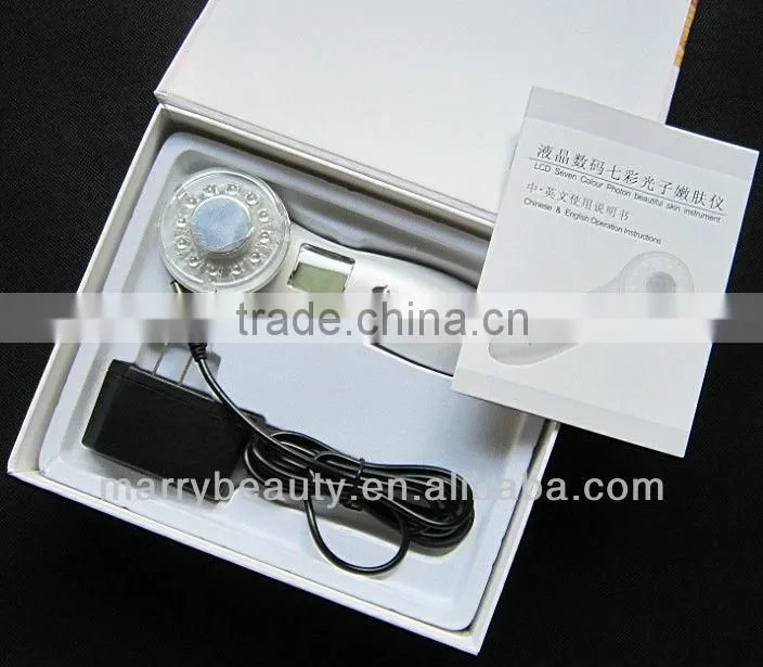 2015 China LED light therapy photon ultrasonic beauty machine