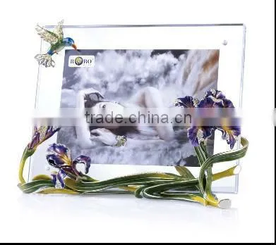 Happiness iris picture frame