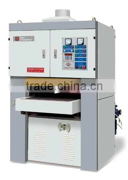 Two heads wide belt sander machine