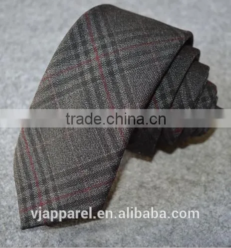 Handmade Business Checked Striped Printed Cotton Necktie