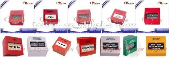 Security Alarm Fire Break Glass Button Emergency Door Release