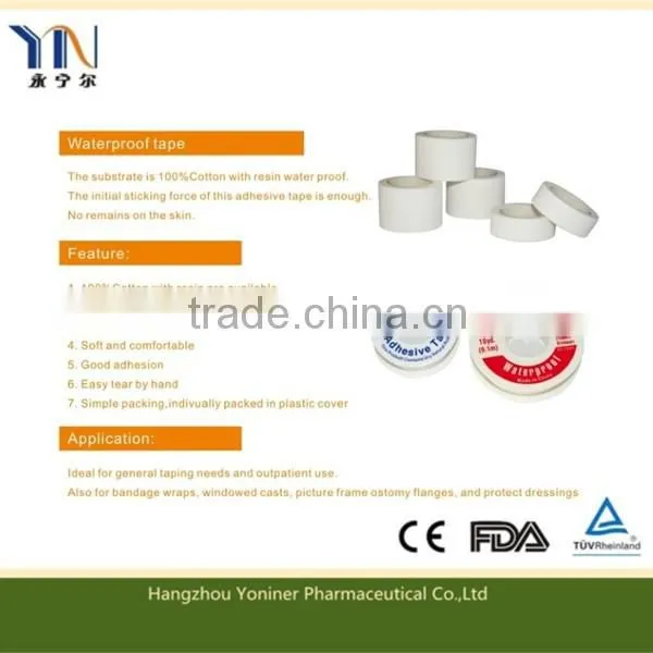 Madical device adhesive surgical silk tape