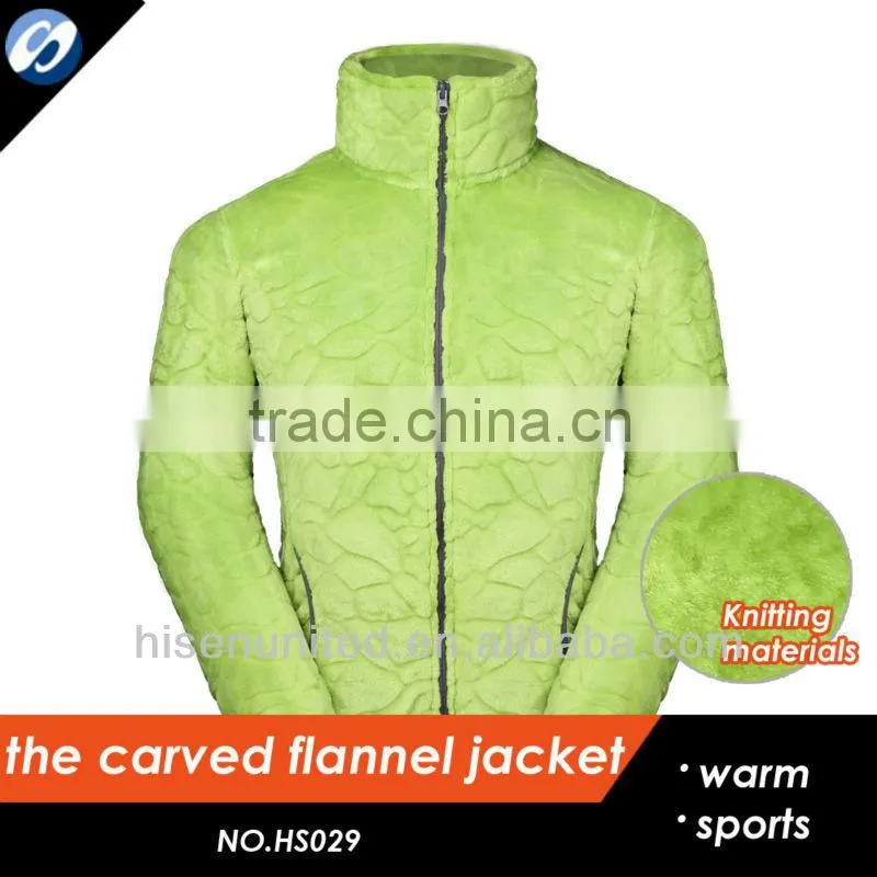 New Design Womens Carved Flannel Jacket