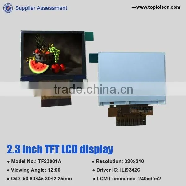 tft lcd 2.3inch TF23001A 320*240 resolution mcu interface