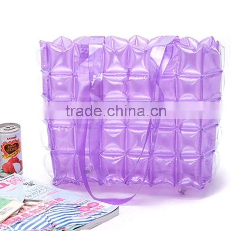china manufacture en71 standard pink popular pvc inflatable bubble bag with high-capacity