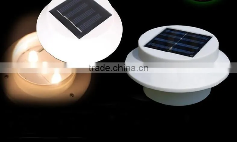 NEW Solar Powered Wall Pathway Lighting / Fence Gutter Outdoor Solar Garden Yard LED Light