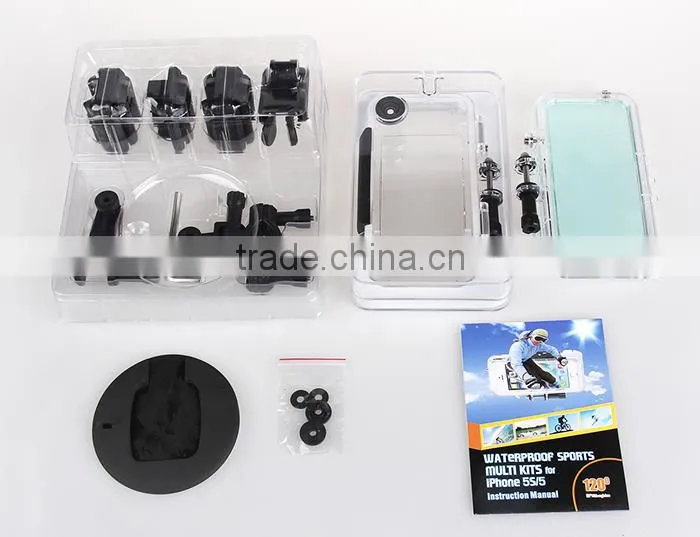 mobile phone silicon case for capturing action sports ,mountain biking,water sports,skating,snow sports