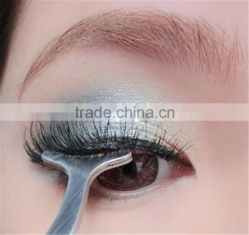 Fashionable Stainless Steel False Eyelash Applicator Extension Tweezer eyelash extension kits