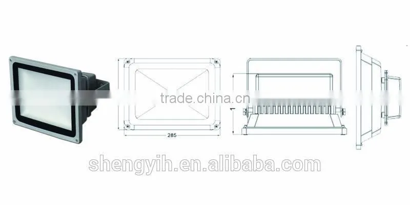 50W Floodlight IP65 outdoor light CE Rohs spotlight flood light 50W