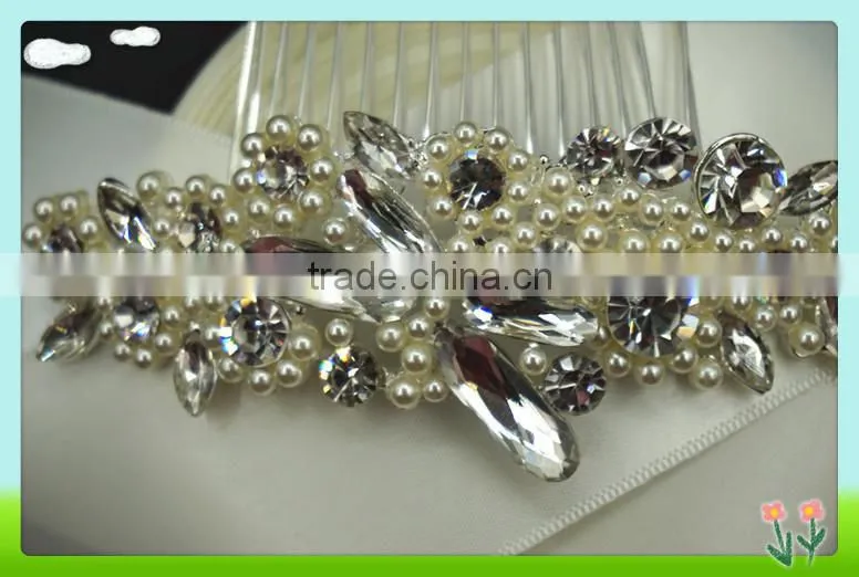 2015 Wholesale and unique crystal bridal tiaras for sale