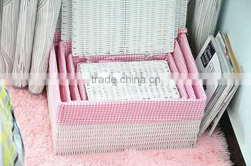 8 hand woven straw - pastoral style - - dirty clothes basket - Storage Basket - Storage Basket - - woven basket basket
