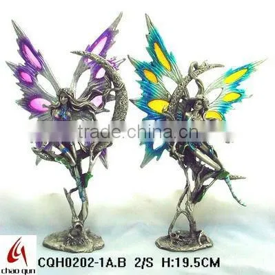 2012 metal lovely fairy sculpture 0293