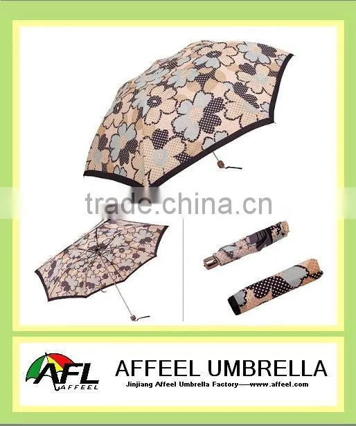 19"x6k yellow cheap rain umbrella