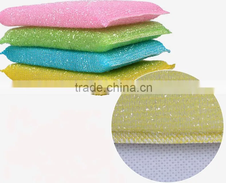 Colorful thin cleaning sponge
