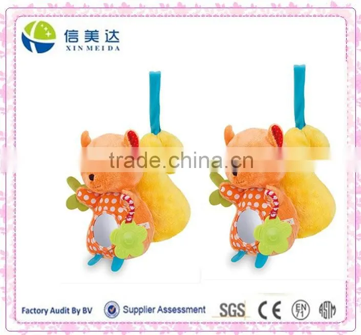 talking squirrel plush toy/plush animal squirrel keychain