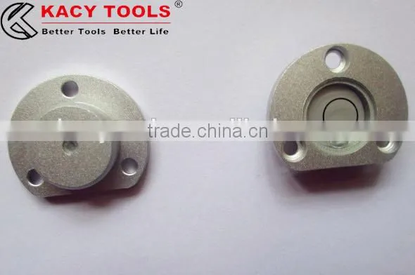 irregular semi circle small mini metal bubble level
