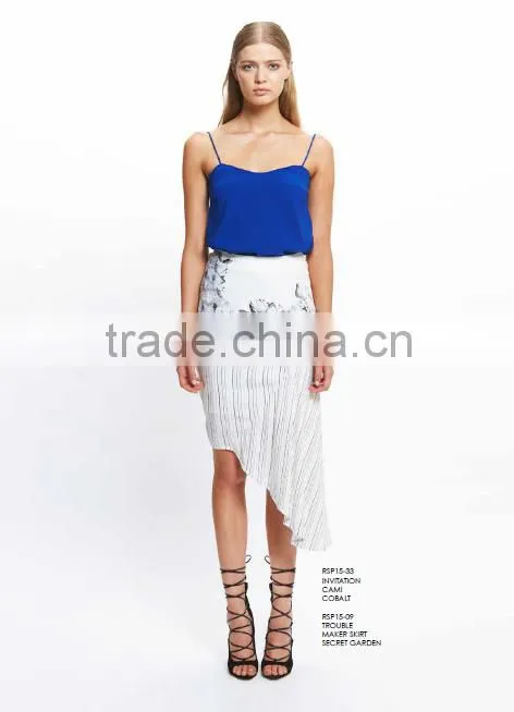 fashion long skirt latest sexy skirt with print
