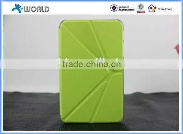 Origami Stand Leather Case for Samsung Galaxy Tab A 7.0 with Fingerprint Resistance Matt Back Case