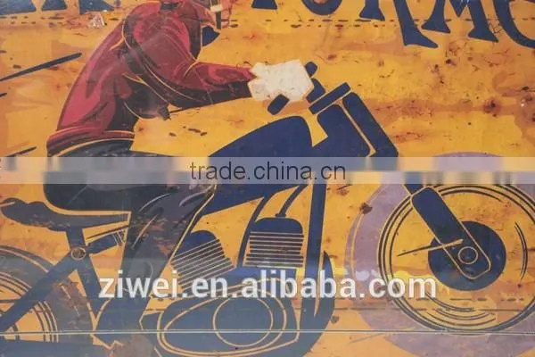 Vintage Wooden Wall Painting Hanging Decor