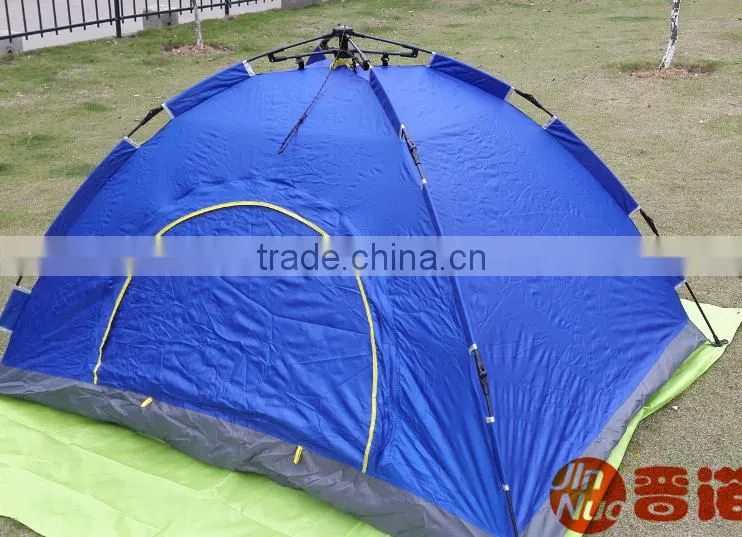 3-4 Person Fiberglass Pole Outdoor Camping Tent