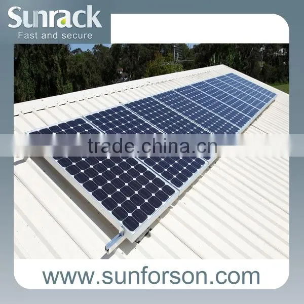 Extruded Solar Aluminum Mounting Rails
