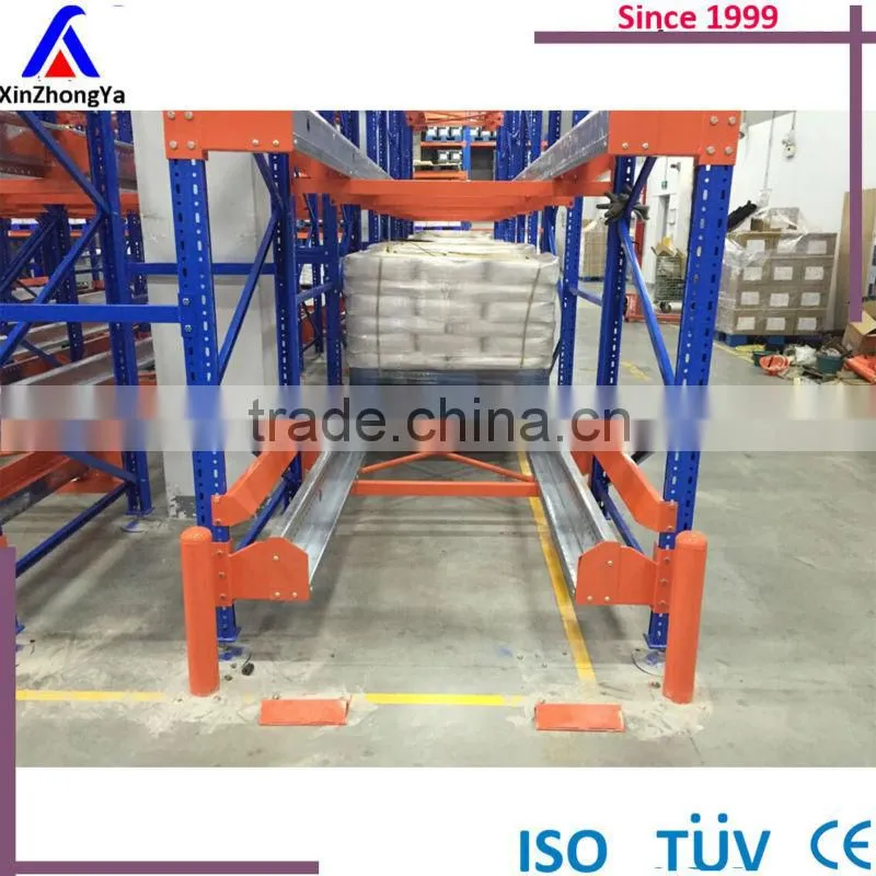 heavy duty shuttle pallet racking for industrial warehouse