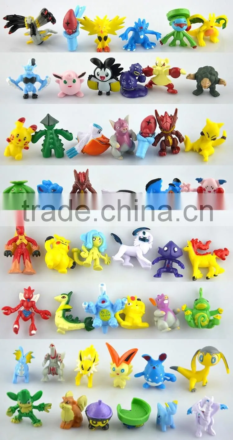 hot selling 144 series of pokemon mini animal figure toys
