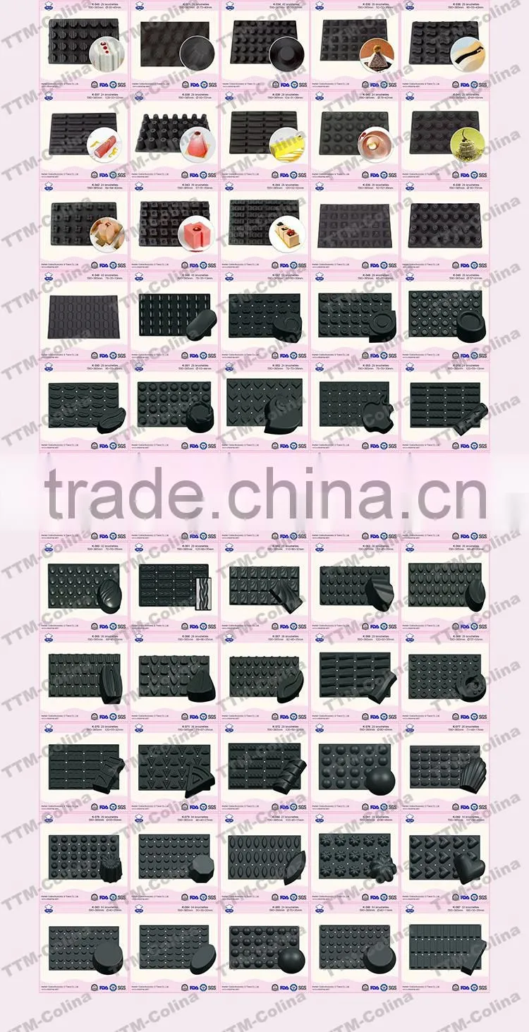 LFGB standard food grade silicone cake mould baking pans