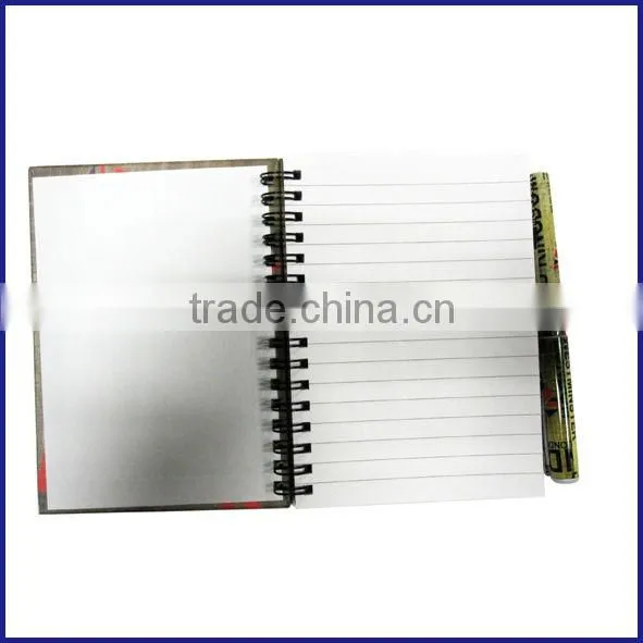 A6 Cute Hardcover Mini Notebook with Pen