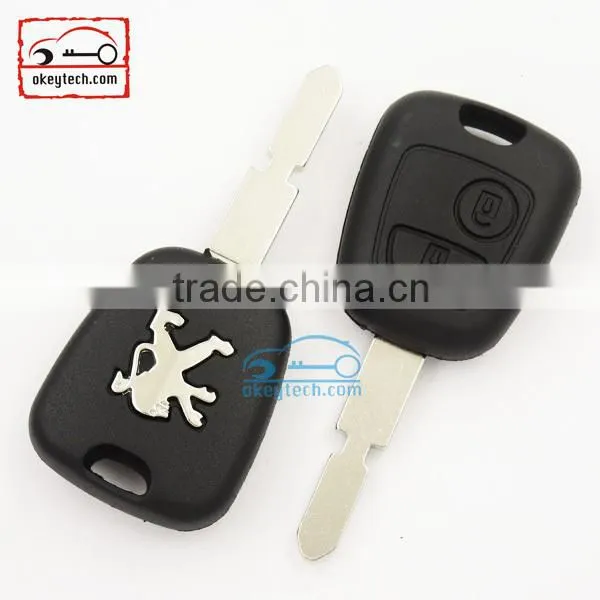 Okeytech car key peugeot 406 key cover with logo