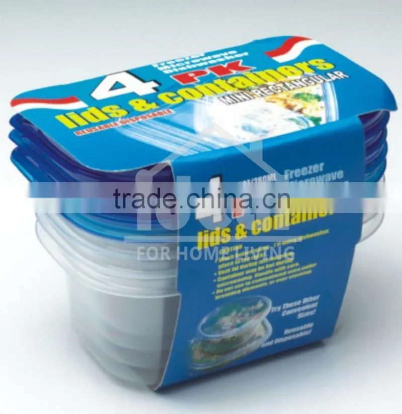Cheap price 9.5oz rectangle disposable plastic fresh box