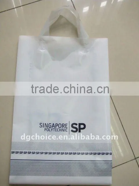 Chinese merchandise reusable plastic bags with handle