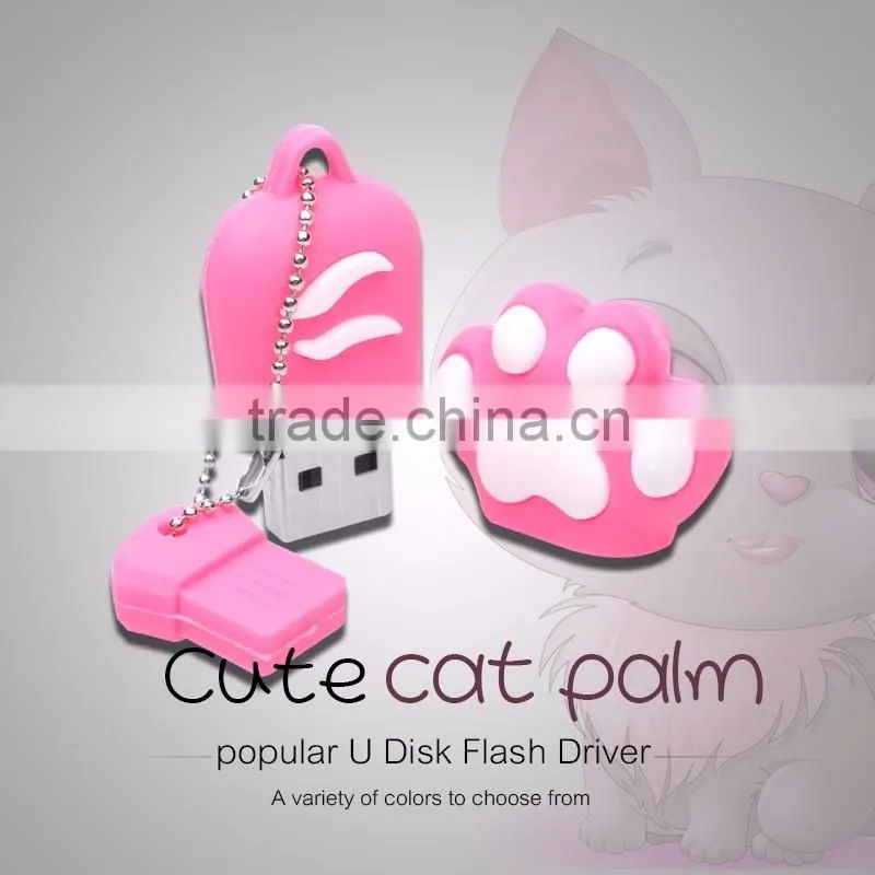 Cute usb flash drive cat claw pen drive 32gb 16gb pendrive 8gb memoria usb stick 4gb usb2.0 memory stick