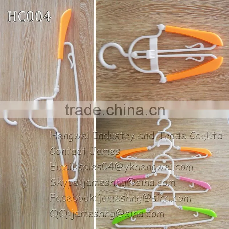 Expandable clothes hanger,travelling clothes hanger,acute hanger for OEM production