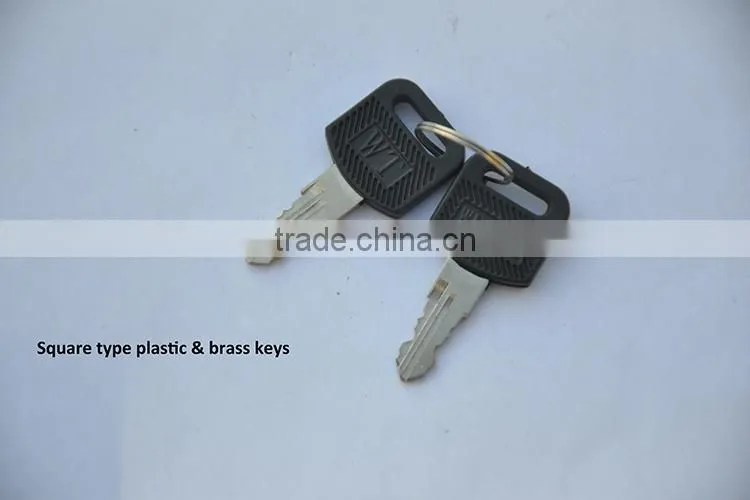 Best Selling Zinc Alloy Die Casting Compact Shelving Lock with Brass Key