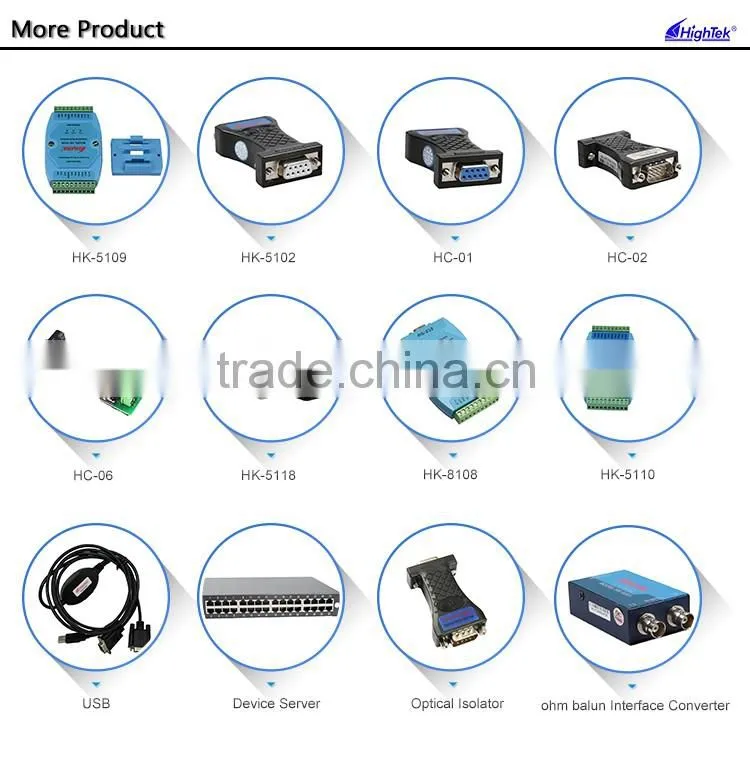 HK-5112 Industrial blue 650g RS232/485 to 8 Ports RS-485 HUB