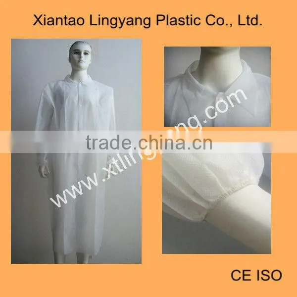 CE&ISO Nonwoven Medical Lab coat