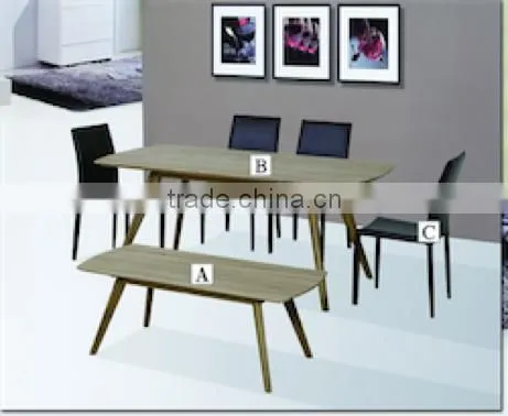 Dining Table Furniture Wooden No Folding Dining Table