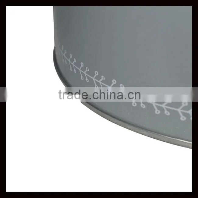 Hot Sale Round Biscuit Tin Box Wholesale Metal Tin Can