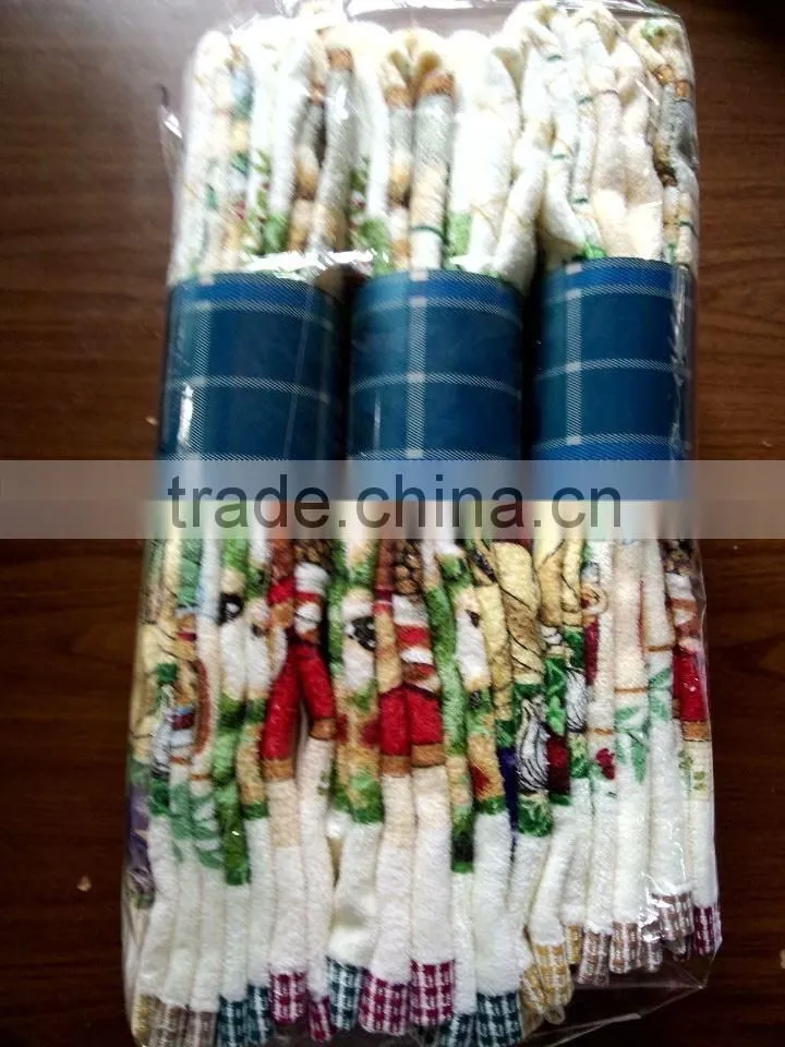 silk screen printing cotton twill material fabric tea towel
