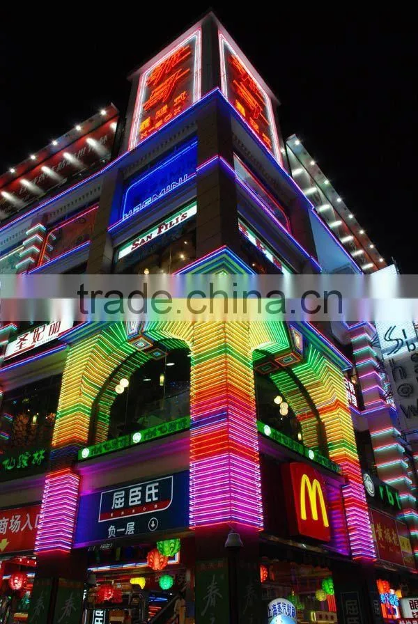 multicolor waterproof 24v led neon light, flexible tube led neon