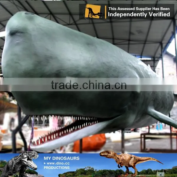 MY Dino-J22 Life size fiberglass whale statue for sale